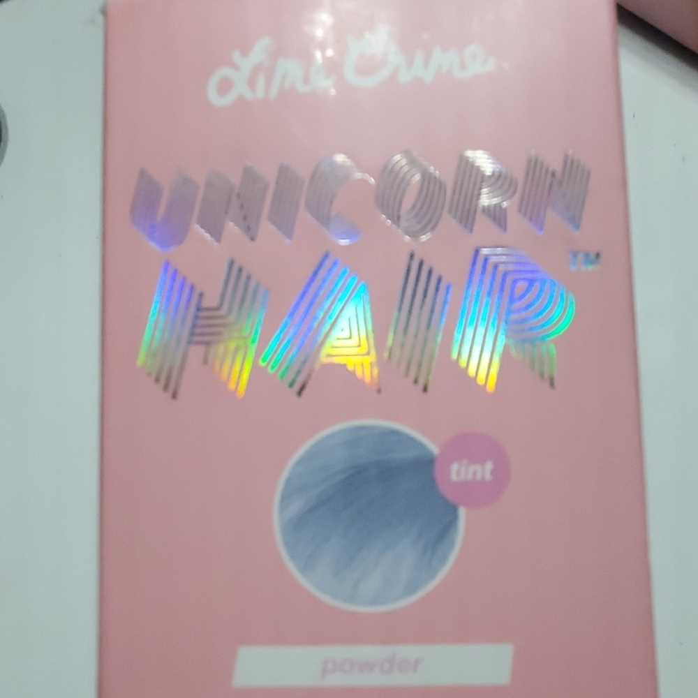 Limecrime unicorn hair color "powder"